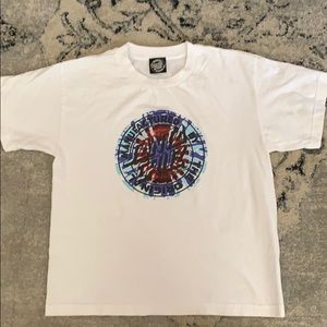 Santa Cruz short sleeve t-shirt w/tie dye logo